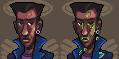 saint11's tweet photo. I just posted the second article on my series about pixel art! it's called "Cluster sketching and painting"! https://t.co/axFOQm9lzX #pixelart #tutorial https://t.co/LSTo4btnU2