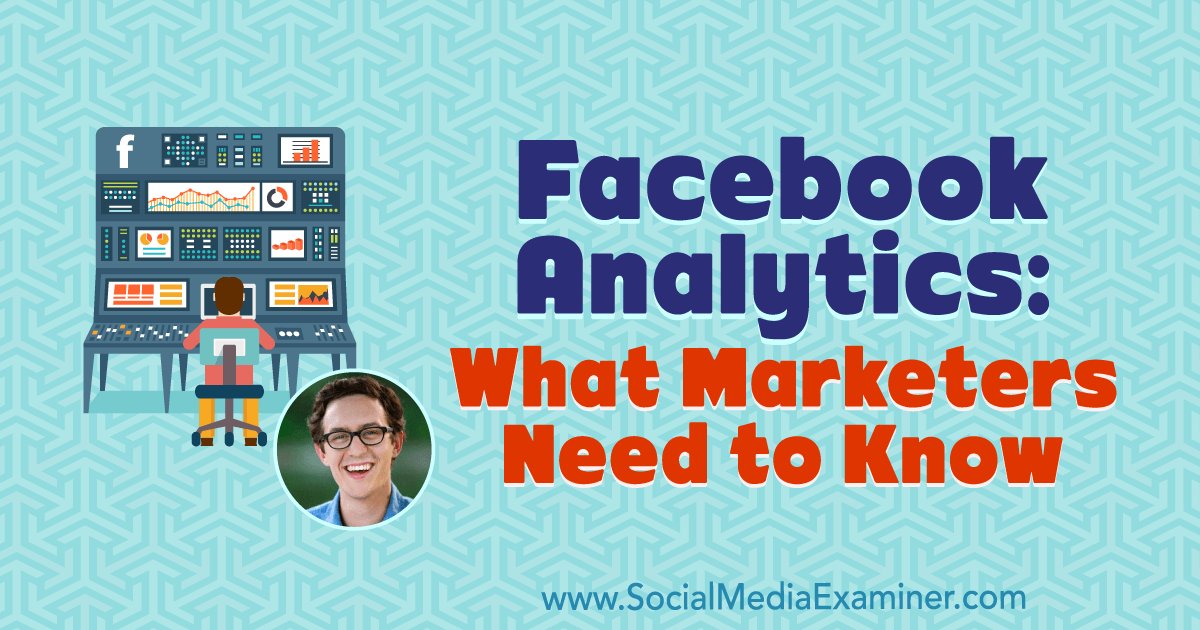 cw19577's tweet image. Facebook Analytics: What Marketers Need to Know buff.ly/2LX4V4L via @SMExaminer #facebookanalysis