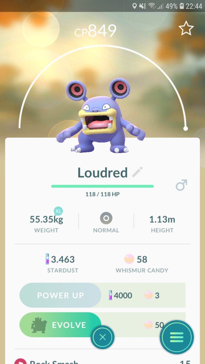 Uzivatel Na Twitteru Evolved A Loudred To An Exploud Pokemongo Pogotrainercode Https T Co 6dbpfdtgjt Twitter
