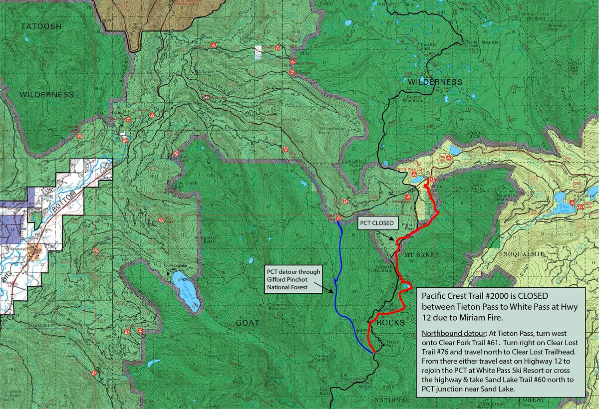Gifford Pinchot National Forest Map Maps For You