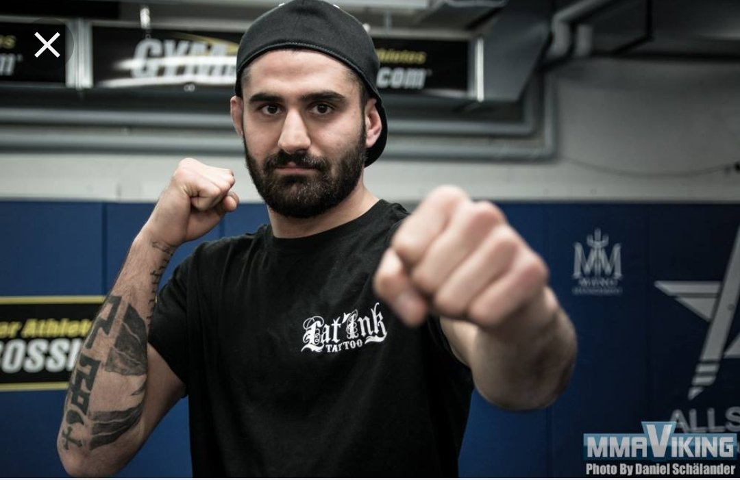 BigMarcel24's tweet photo. Undefeated Swedish Featherweight Frantz Slioa replaces Andrew Fisher. He will fight Adlan Bataev at #ACB93 in Krasnodar, Russia. (Sep. 8, 2018).

📸 MMA Viking. https://t.co/BiaaJMVQID