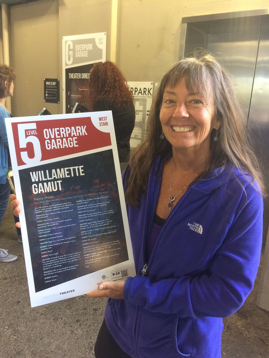 GlimTechAR's tweet photo. Thank you to local writer Nancy Hopps for her contribution to Step Into Theatre! #Eugene #theatre https://t.co/VkPSoL975U