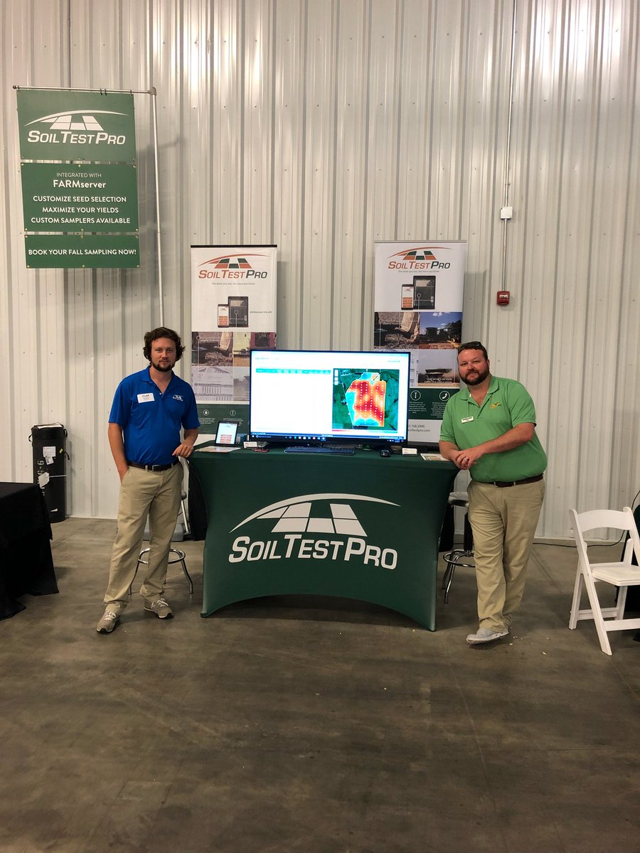 Taplogic's tweet photo. Happy to be representing Soil Test Pro at the Beck's Hybrids Henderson Field Day! #soiltestpro @BecksHybrids https://t.co/DTwDuCGYfb