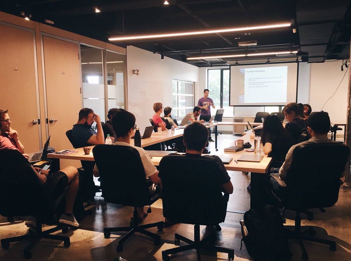 pitonneux's tweet photo. Our very own André-John Mas is introducing our lovely #lab12 cohort to #agile and #scrum! 

Thank you @MontrealCowork for hosting us! https://t.co/lbgsgtC9iU