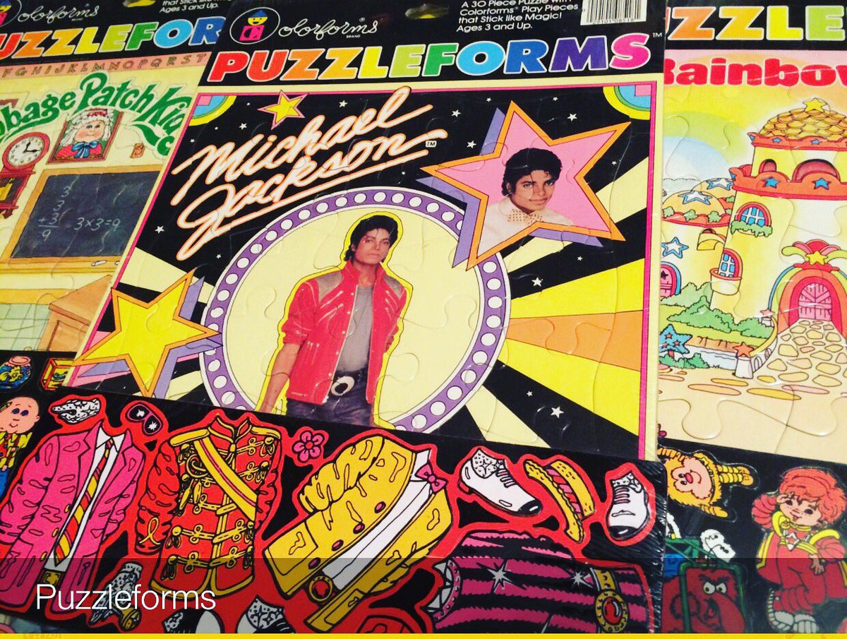 80sThen80sNow's tweet image. 80’s TOYS of the Day:  Puzzleforms 

#Colorforms #Puzzleforms #MichaelJackson #CPK #RainbowBrite #Toys #Toy #Puzzles #Puzzle #Nostalgic #Nostalgia