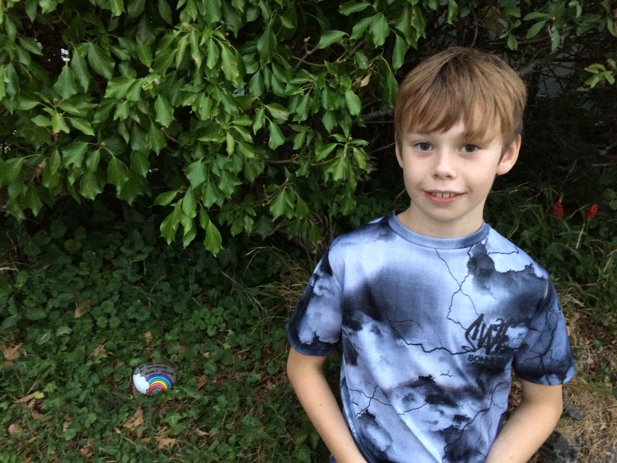 A kindness rock placed in Cornwall #BeMoreBeKind #PenllergaerP