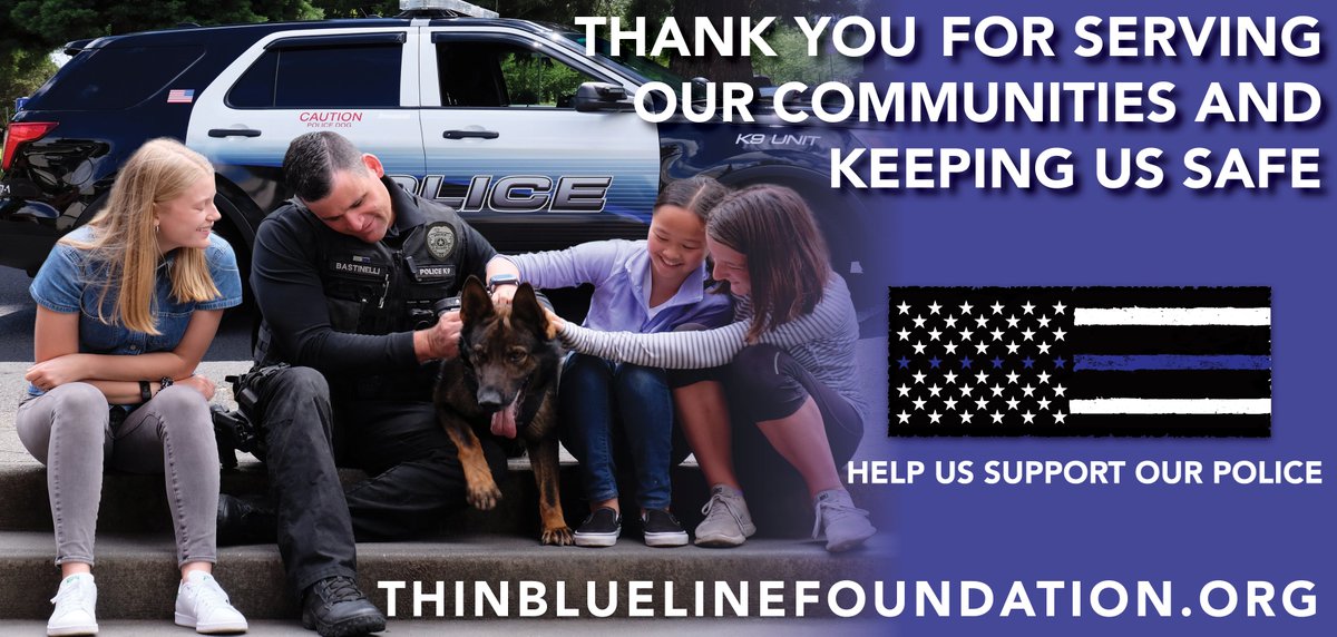 TBL_Foundation's tweet photo. The Thin Blue Line Foundation is showing its support for Law Enforcement with electronic billboards throughout Oregon this month.Check out our website for lots of law enforcement resources to help navigate the challenges of the role.
https://t.co/vikLfUy5xY
#supporttheblue https://t.co/q06c9FlnHO