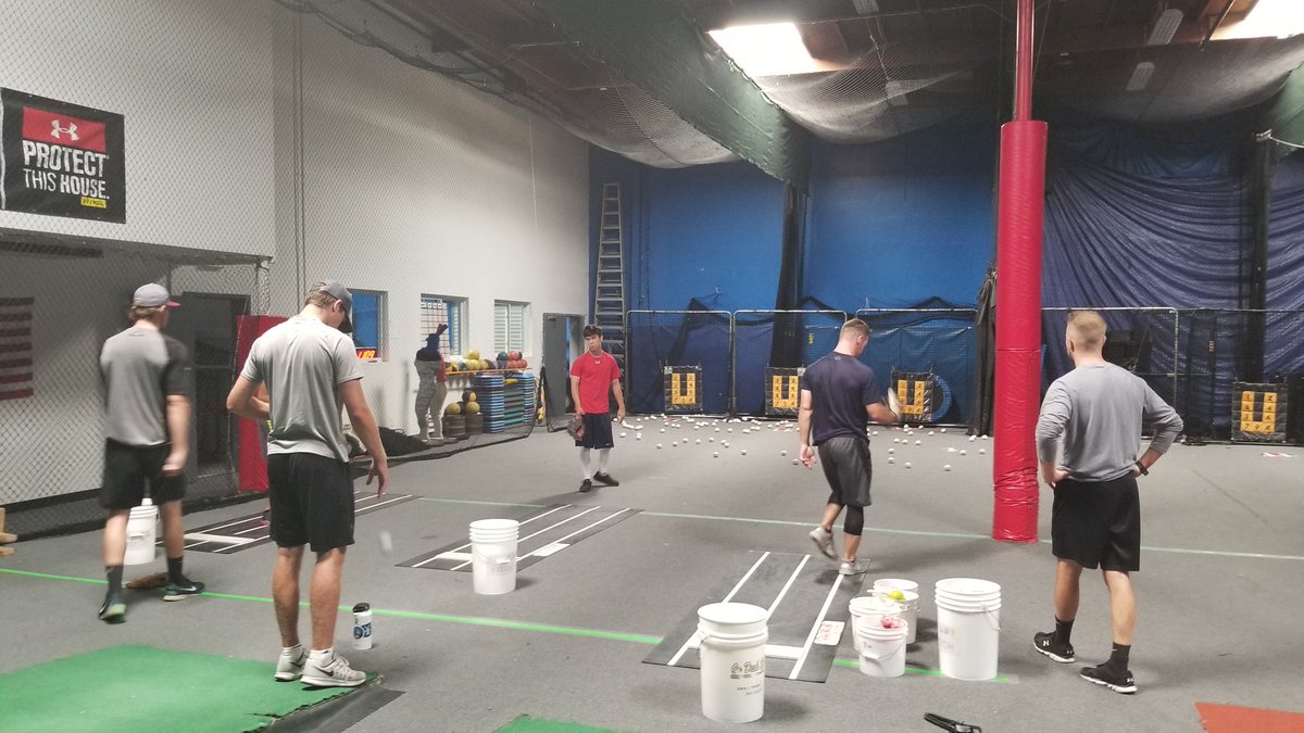 TPCbaseball's tweet photo. Friday session for Summer Power Throwing. These guys are committed to making gains. Just a couple weeks left in the summer program.  #TPCBaseball #PowerThrowing https://t.co/J3mq4GnyFC