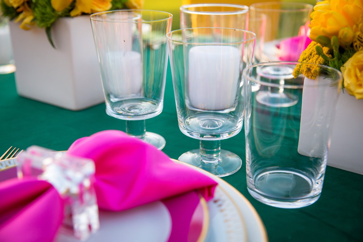 BrightRentals's tweet photo. Crisp, casual, and practically made for drinking outdoors, Mylo stemware is the perfect match for underscoring the brilliance of your guests' summer dining experience! #SummerCollection2018 #summerevent #eventplanner #weddingplanner #fridayfun https://t.co/j1A9aVPoTg