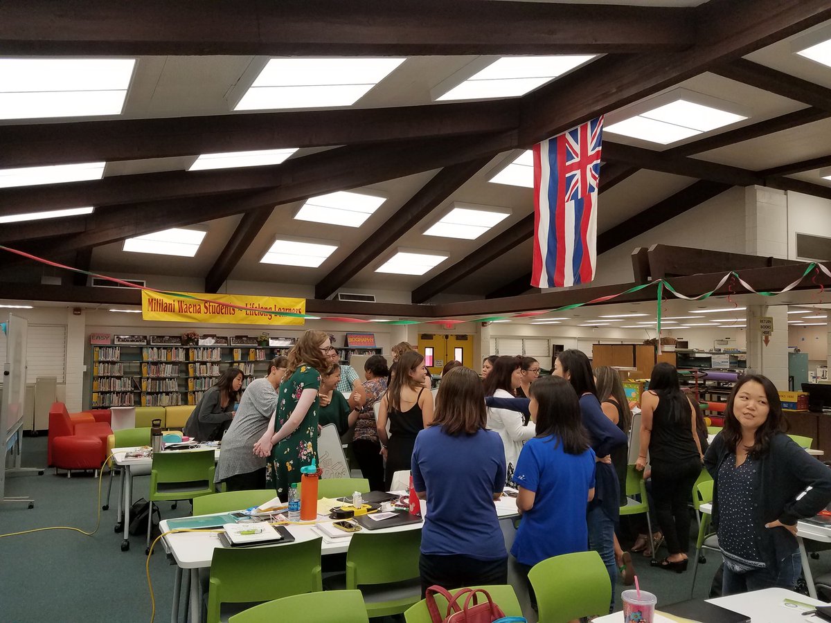 mililaniwaena's tweet photo. Enthusiastically Exploring Sonday Essentials in K-3. #mwesproud #teacherlearnig https://t.co/SRFE7WJlF6