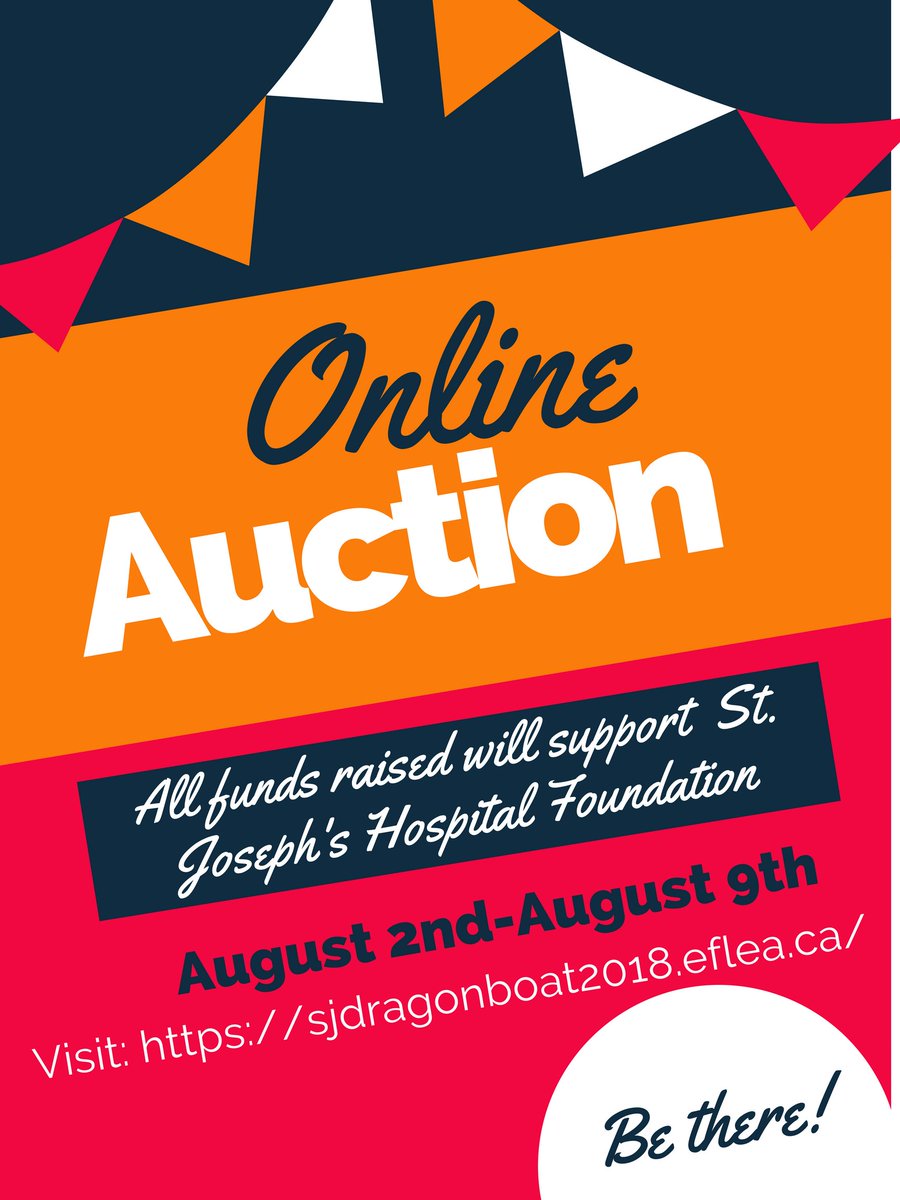 Click here to start browsing on our online auction! sjdragonboat2018.eflea.ca