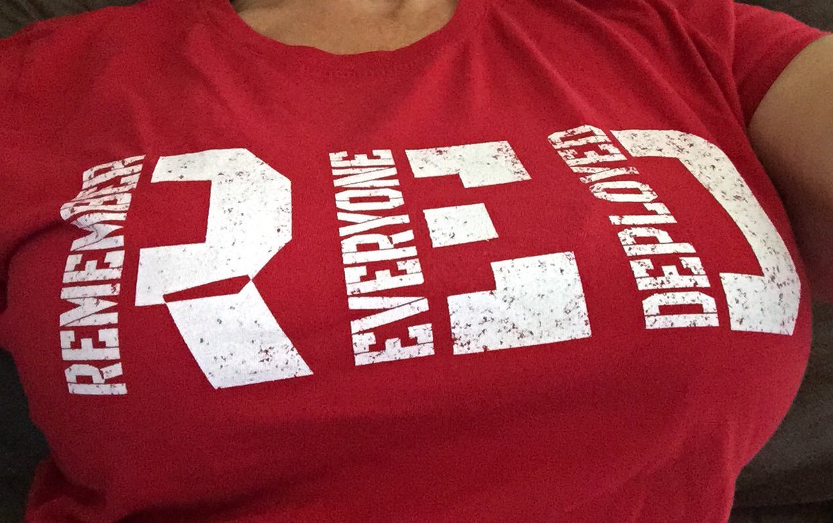 #RememberEveryoneDeployed #wearredonfriday #REDFriday #RED