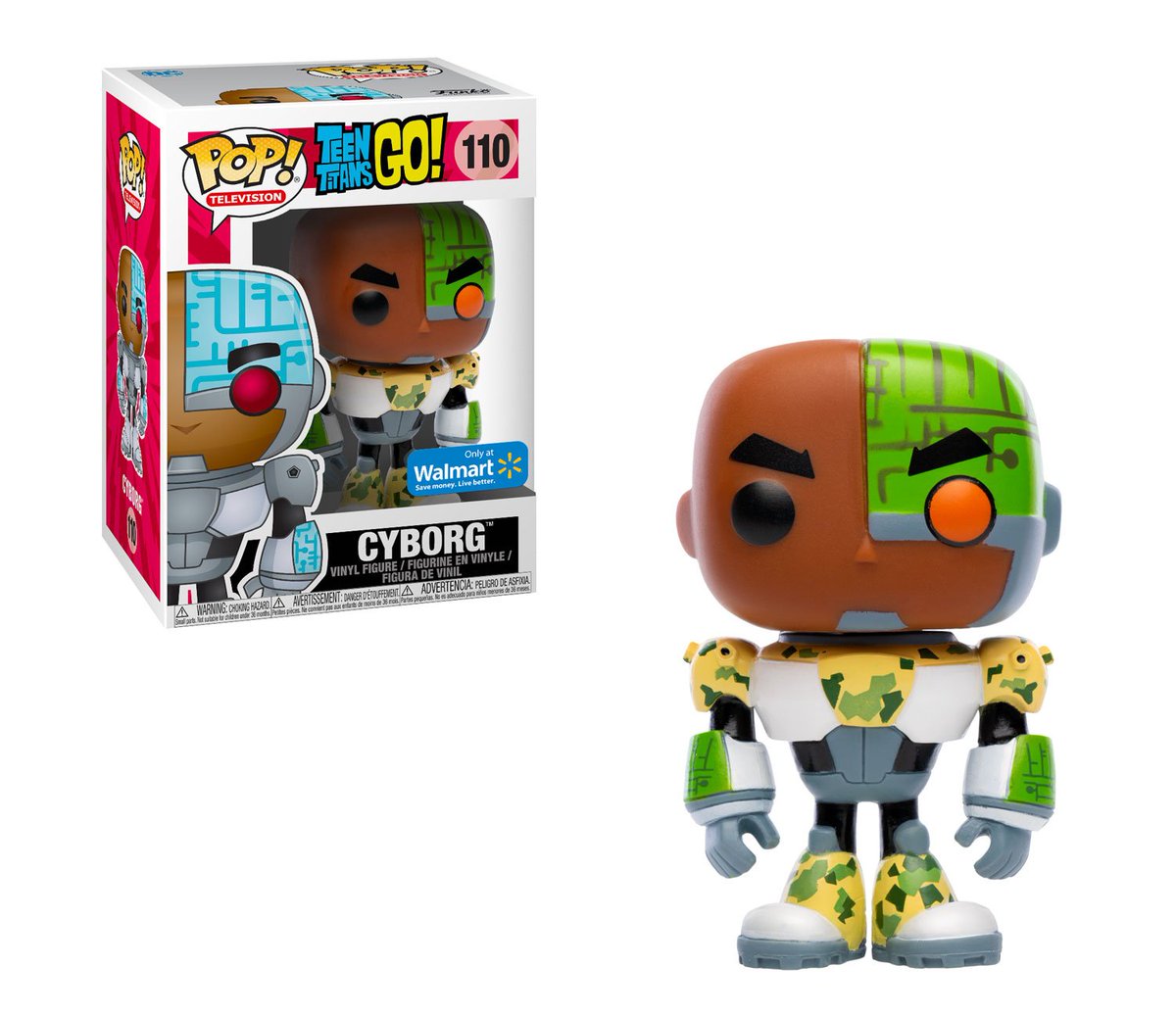 Funko's tweet photo. RT &amp; follow @funko for a chance to WIN a @Walmart exclusive Cyborg Pop! #TeenTitansGo! https://t.co/HktHePauMJ