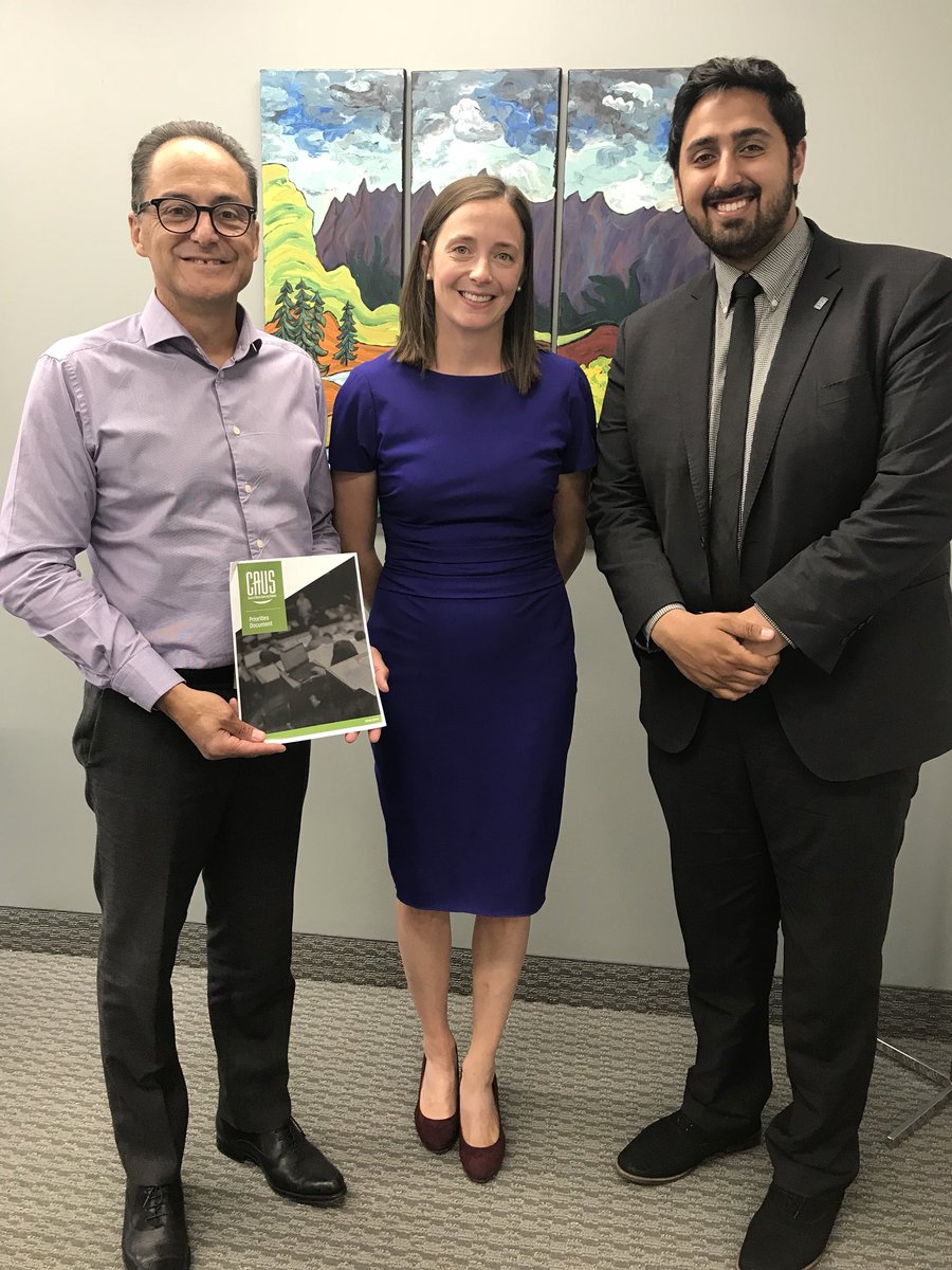 Thank you <a href="/joececiyyc/">Joe Ceci</a> for sitting down with <a href="/SagarGrewal4/">Sagar Grewal</a> this morning to discuss the importance of accessibility to research opportunities for students, student employment, governance and tuition. We appreciate your insight! #ableg