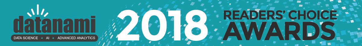 BigDATAwireNews's tweet photo. We are now taking nominations for the 2018 Datanami Readers' Choice Awards (RCA)! Go to https://t.co/Iwty9nXYk6 to nominate your selections today https://t.co/jrC9wfVTFJ
