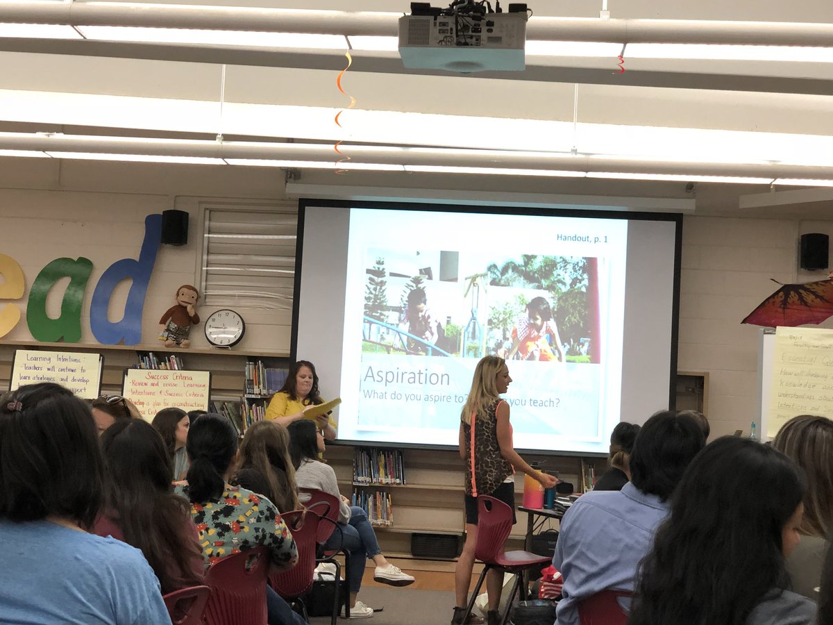 EBESBees's tweet photo. Reviewing our Aspiration Statement as a community of educators. Thank you @klvandas for leading us in our development as professionals. We are #lifelonglearners, it’s the #EBWay. @CorwinPress @VisibleLearning @HIDOE808_DrK @HIDOE808 @Stajima1Stajima @ckschoolsupport https://t.co/XPXT8GHB3Q