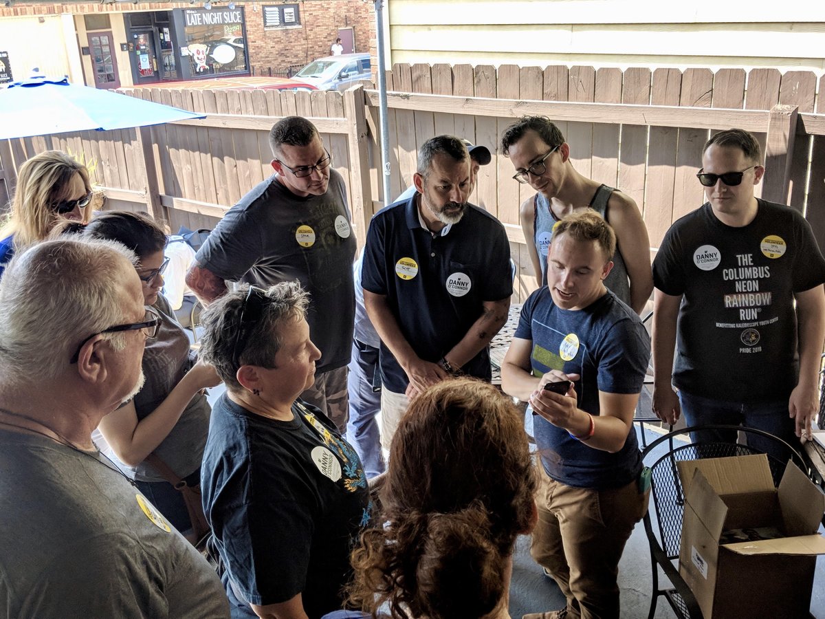 HRC in Columbus to elect Danny O'Connor for Congress in Aug. 7 special elections.