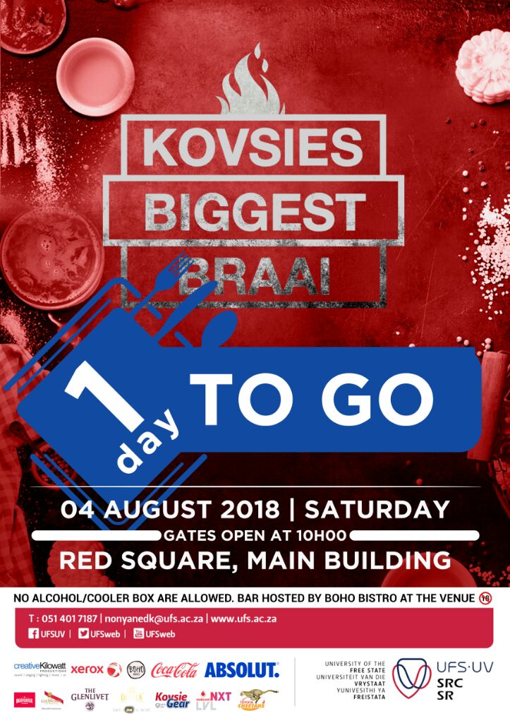 KovsieX's tweet photo. #NXTLVLNeedToKnow- Two events- Kovsie's Biggest Braai and #FinalFUSs.....those are the ones that you need to know this weekend, lets link up and be merry together, I mean the show is called #NakeItFriday for a reason. We plug you on the hottest events all the time!
#NakeItFriday https://t.co/LdwHMcXilq