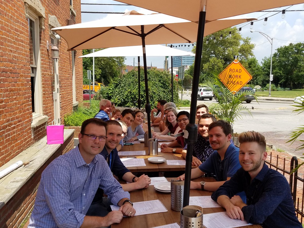 More Bailey Lab summer researchers presenting their work and a celebratory lunch for Chris Ladaika's 1st place poster! <a href="/nationwidekids/">Nationwide Children's Hospital</a>