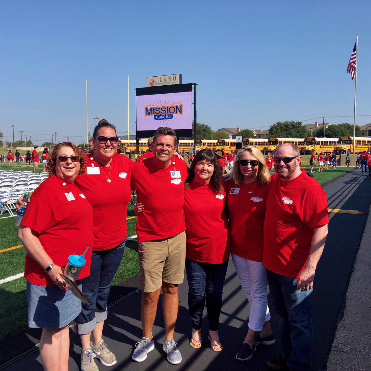 The <a href="/PISDFineArts/">Plano ISD Fine Arts</a> team focused on our #Mission to Connect-Serve-Succeed as we start a new school year <a href="/Plano_Schools/">Plano ISD</a> - Welcome to our newest team member Allison Welch!