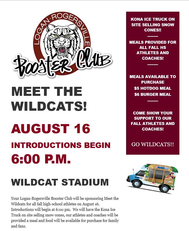 LR Cats Booster Club tweet media