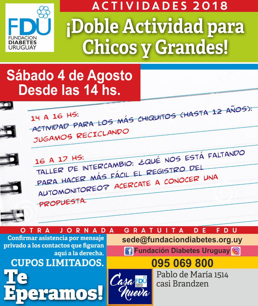 DiabetesUruguay's tweet photo. https://t.co/CLkdbfpzW8