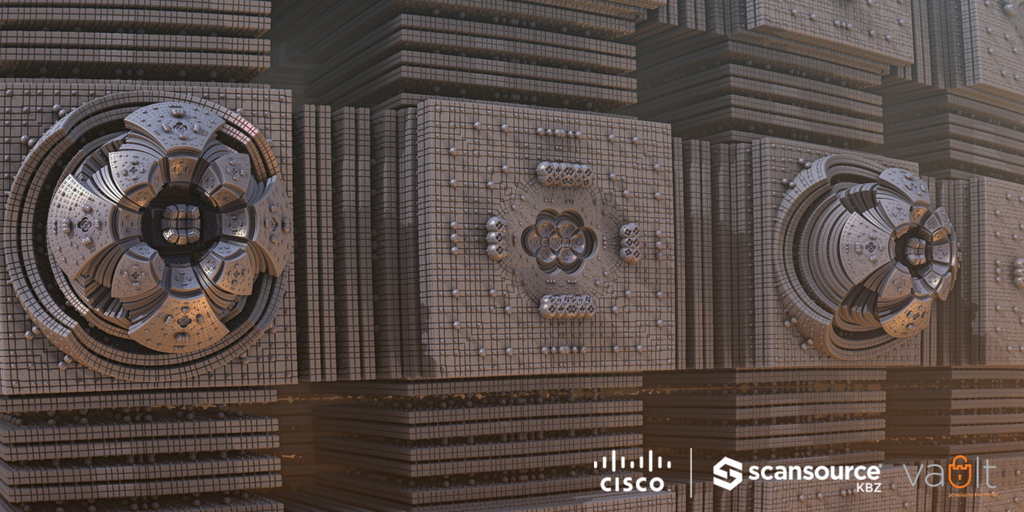 ScanSource's tweet photo. Don't let #security risks effect your customers' revenue stream. Get on the #CiscoFASTPATH to selling @CiscoSecurity solutions through the @ScanSourceKBZ Vault program. Register for training sessions here: https://t.co/jjHUCiKWba #CiscoSecurity https://t.co/gRmye9NmHe