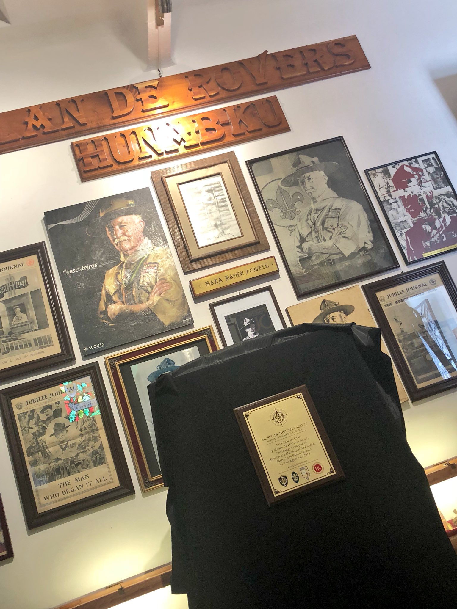 Interior del Museo Scout en Puebla