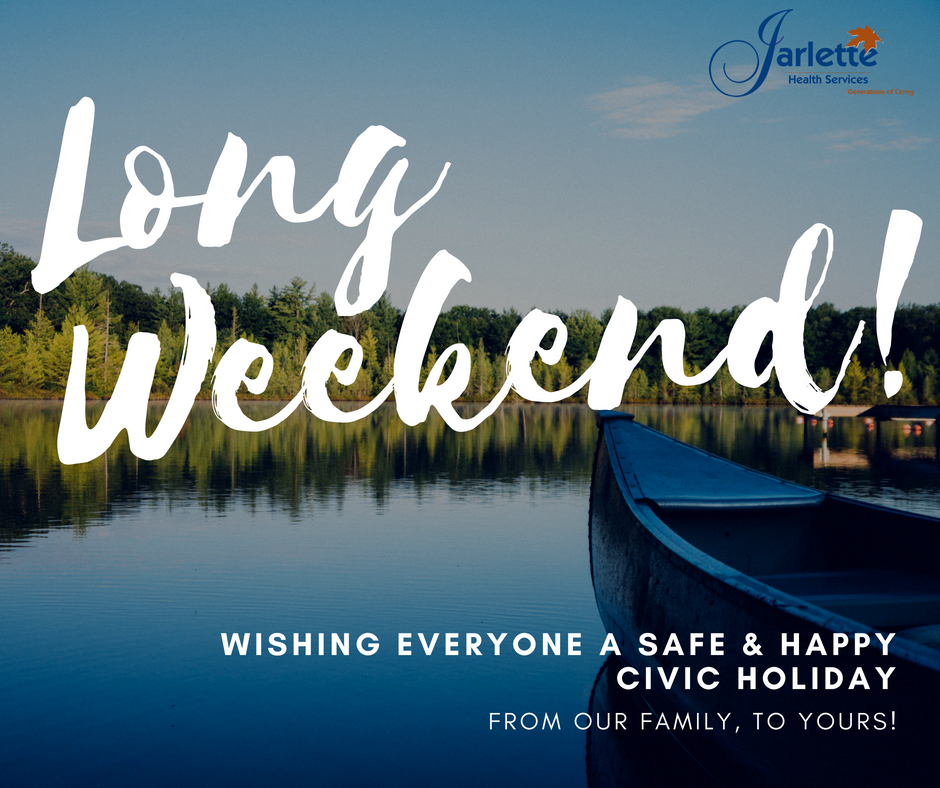 Jarlette's tweet photo. Wishing everyone a safe and happy #LongWeekend. From our #Family, to yours! https://t.co/NzDBDm75Nl