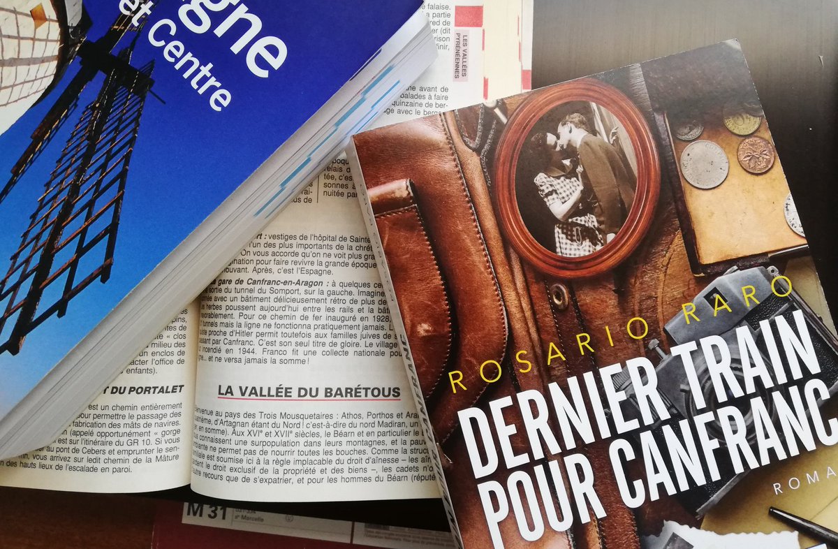 DominiqueSudre's tweet photo. Ma #VendrediLecture c'est "Dernier train pour Canfranc" de Rosario Raro @EditionsKero #premierroman #RL2017 quand des Justes sauvent des innocents au péril de leur vie 📗🚂 https://t.co/0bN44KiTt8