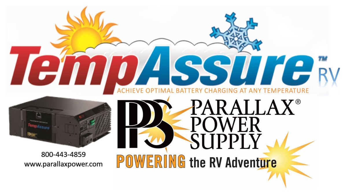 ParallaxPower's tweet photo. Big thanks to Bill & Ellie Celon for driving 3 days to our headquarters to have their new TempAssure multi-stage charging unit installed by our experts!
What a great couple! What a great Airstream ππ
#TempAssure #RV #RVrenovation #Airstream #Airstreamrenovation #RVpower https://t.co/je4L9MYszc