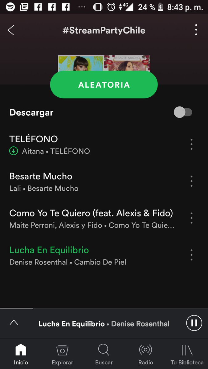 kathatinker's tweet photo. Y aquí sigo escuchando la playlist #StreamPartyChile https://t.co/basTCH8kFM
