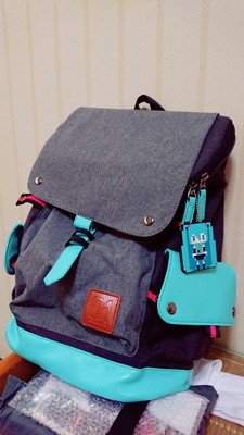 미쿠 가방 귀엽다능