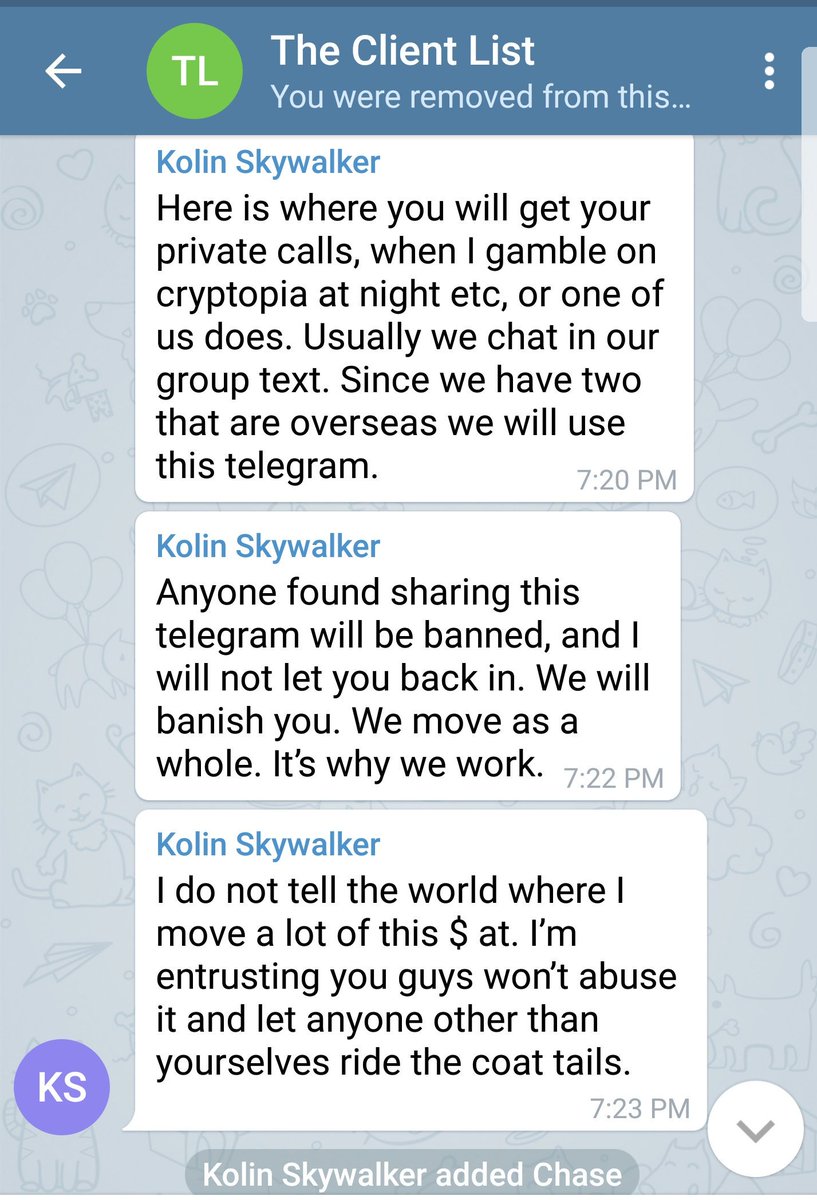 crypthoemaniac's tweet image. @nwacrypto Why do you always have to lie? I have HUNDREDS of screen shots of you using your platform and organizing pump and dumps. You like to dump on your followers? You're trash. #coinchaser #thecoinchaser #nwacrypto #KolinDeshazo #scammer