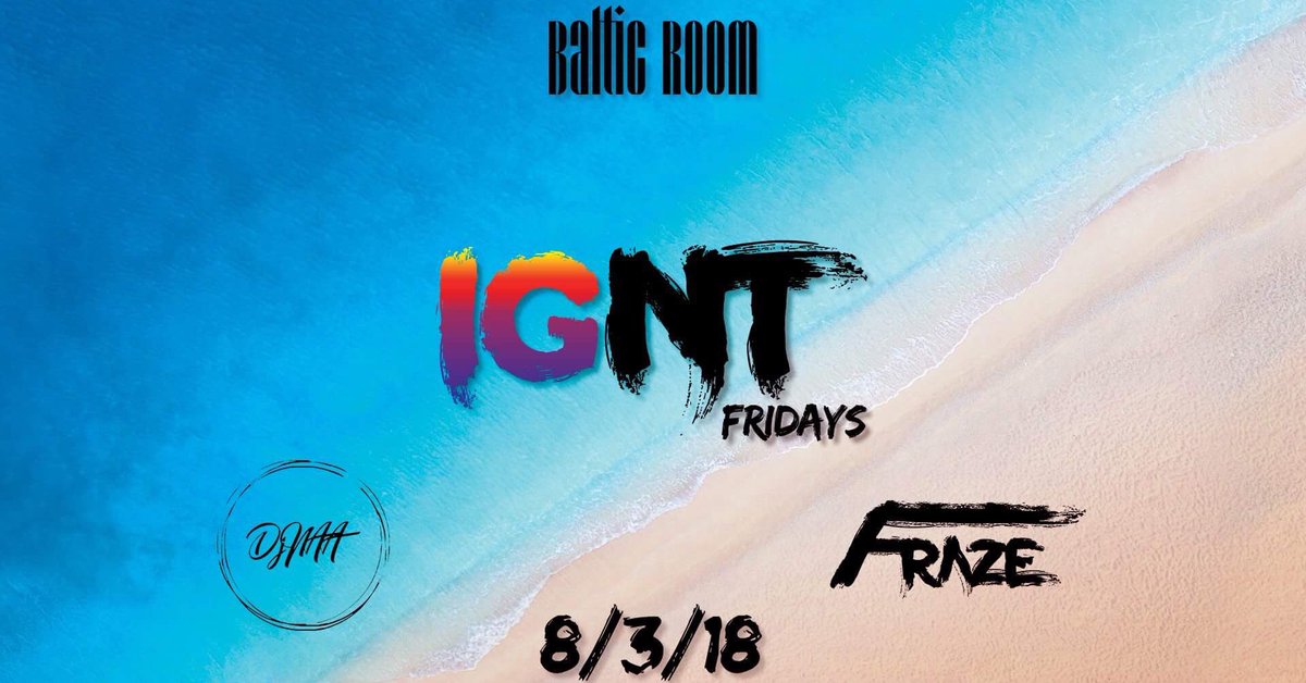 Show time🎥, @IamDjNaa is back again! O.G. In the scene and the 🔥hottest up and coming, <a href="/ItsFraze/">Fraze</a>, don’t miss out! 

☎️(253) 459-3955 for VIP/ Bottle Service🍾
 
⏰Doors at 8PM!

🤪$3 Wells Happy HR 8-10pm 

🎟$5 Till 11pm, $10 after

🍹$6 Sex on the beach

👵🏼21+ W/ ID
