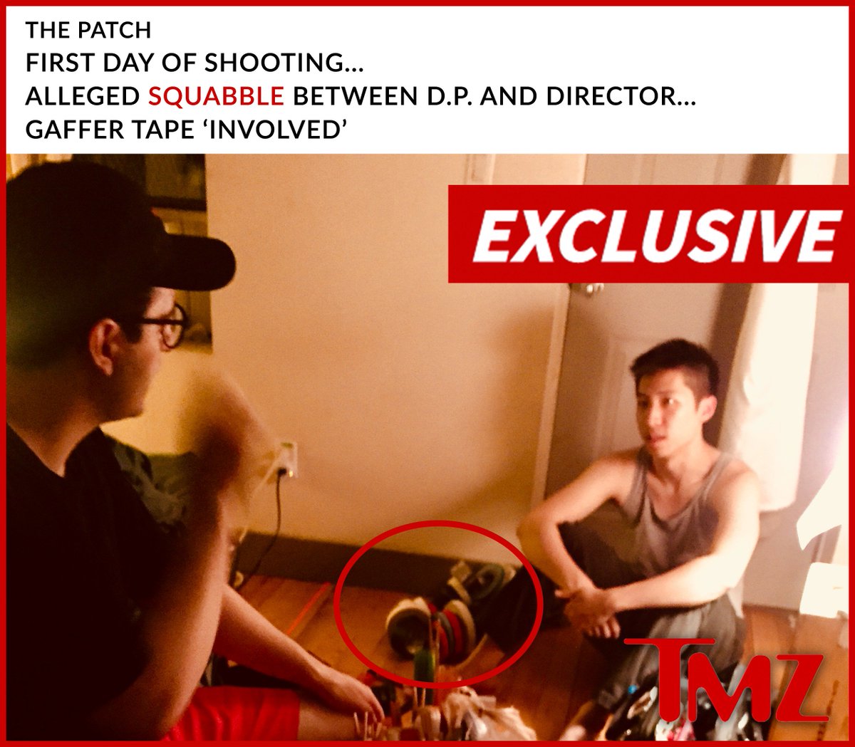 thepatchseries's tweet image. DAMN PAPARAZZO! Get off our set! This is COMPLETELY false. We are excited to share that our first day on set is our best day on set yet!!! (If anyone sees the libelous TMZ paparazzo lurking, please IMMEDIATELY report to: 1-800-ROGUE-RAZZO)
