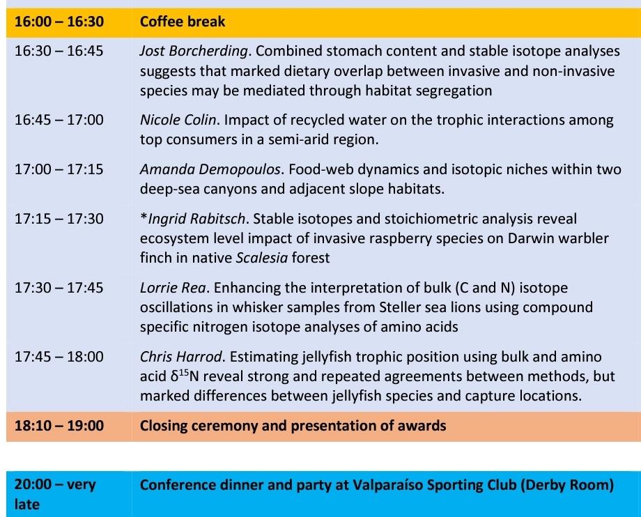 IsoEcol2018 tweet media