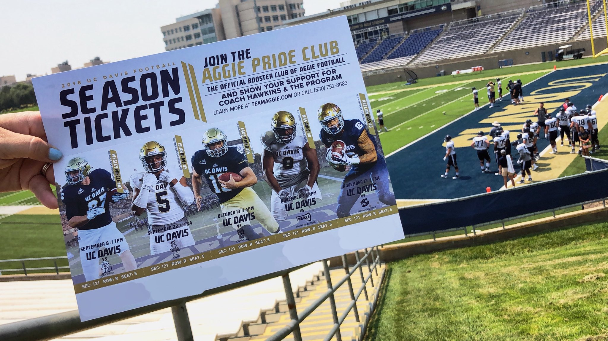 UC Davis Athletics on Twitter "Your UCDfootball season tickets 🎟 have