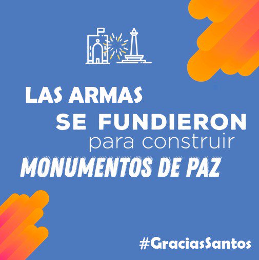 SiALaPaz's tweet image. Vimos tantos procesos de paz fracasar que pensamos que las armas nunca serían entregadas por voluntad propia. ¡#GraciasSantos por cambiar la historia y hacer que desaparecieran para siempre!