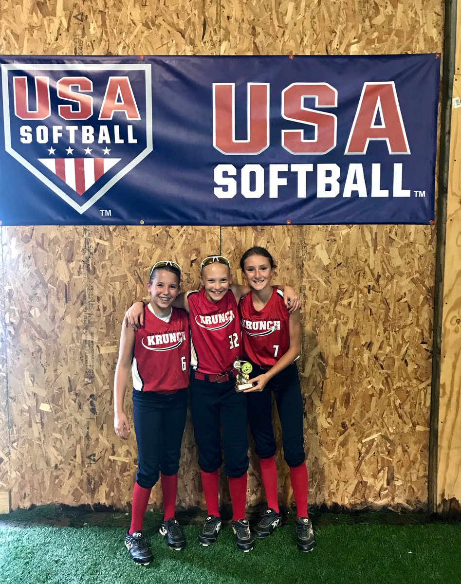 Way to represent fastest time from home to home and most accurate throw from outfield to home! #krunchitup