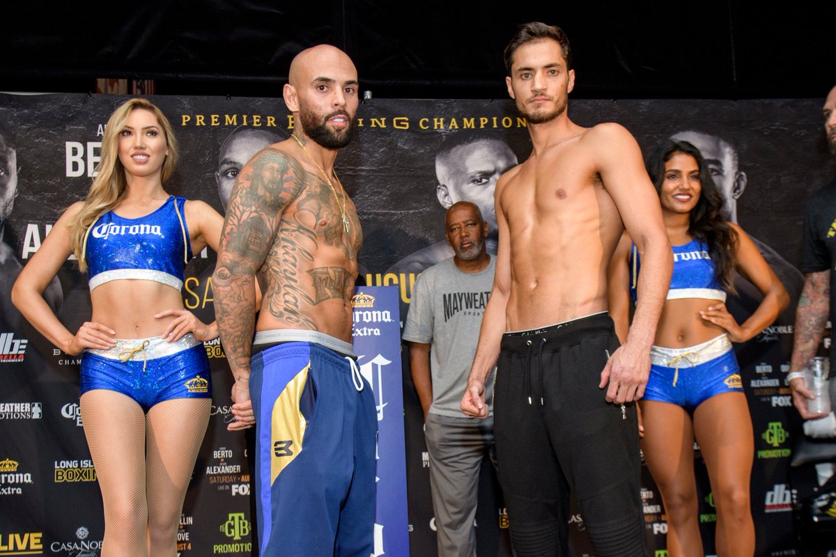 premierboxing's tweet photo. Don't forget all the #PBConFOX action begins tomorrow on FS2 at 5:30 pm ET/2:30 PT with #BrowneCastillo &amp; #CollazoPerrella...then the main card starts on FOX at 7:30 ET/4:30 PT with #LipinetsBone, #QuillinLove &amp; #BertoAlexander.

ℹ️: https://t.co/XsJIPJrrCl

📷: @DougDeFelice https://t.co/YVggakAYkL