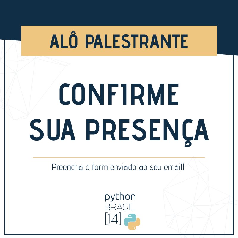 Entre no site e confirme sua presença!