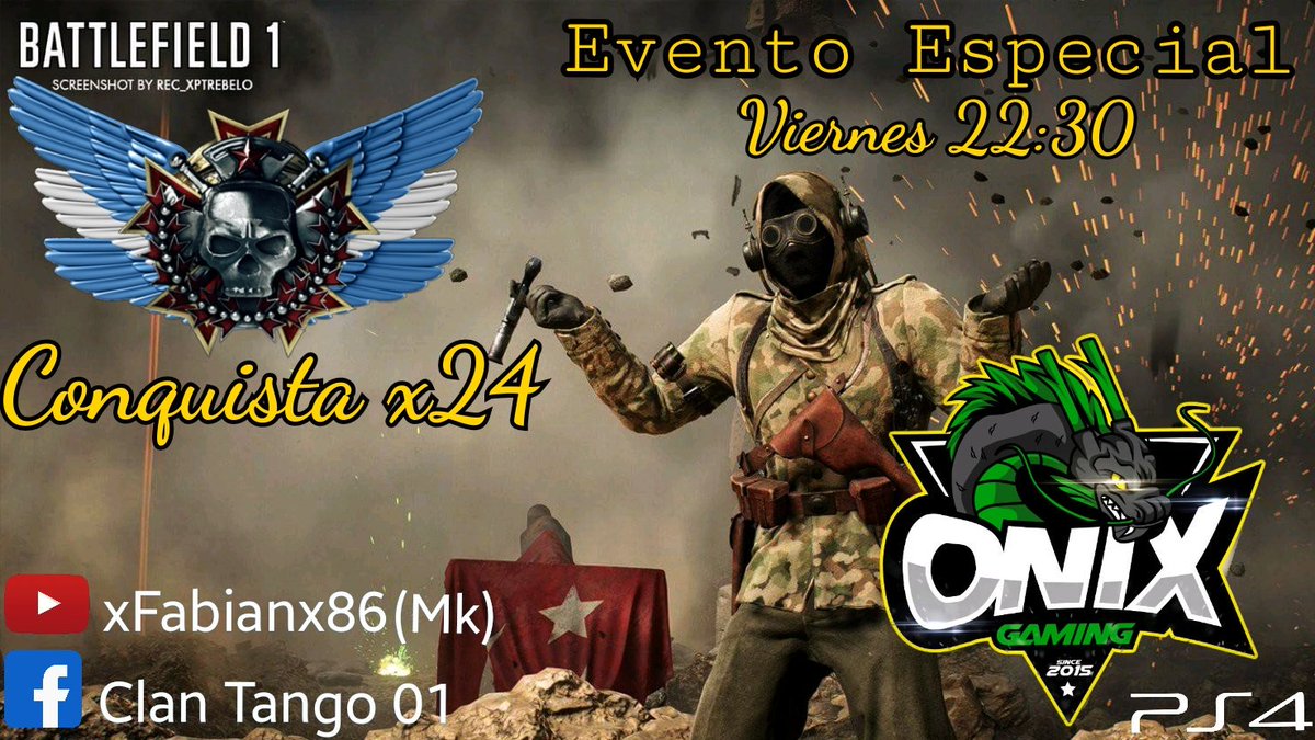 ClanTango01's tweet photo. Volvemos a los viernes de war!!!
Argentina 🇦🇷 vs Brasil🇧🇷
Tango 01 vs Onix 🔝
IMPERDIBLE 🔥
📽 xFabianx86(Mk)
@battlefield_es
@Battlefield_la @ALKA593 @T4isonTV https://t.co/5qvYdvVEXS