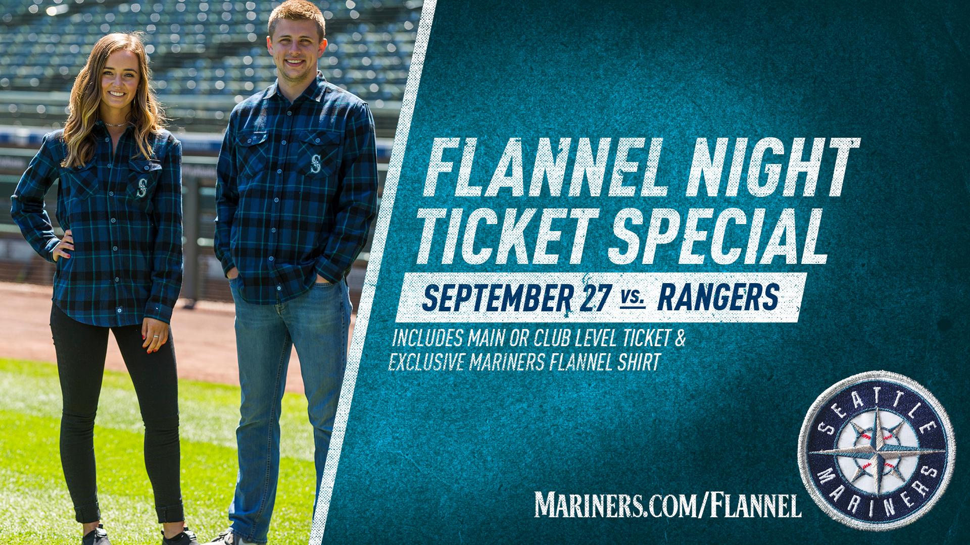 Seattle Mariners on Twitter "As Seattle as it gets. Our Flannel Night
