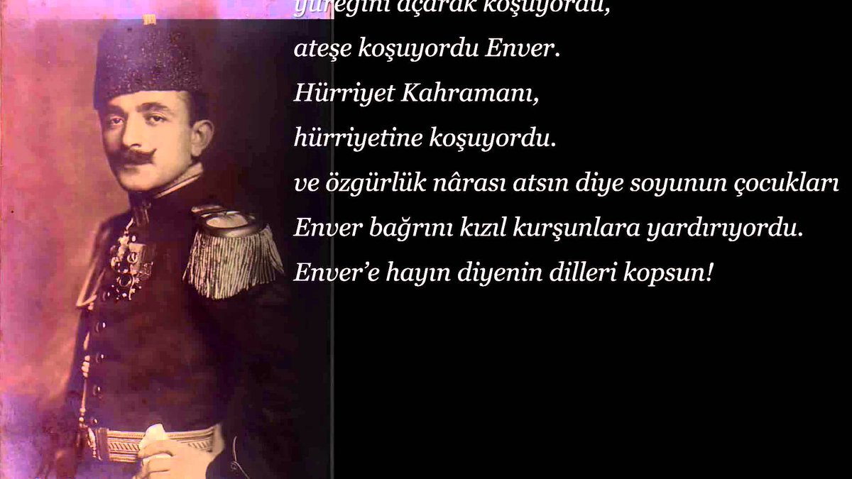 4 Ağustos 1922 TURAN Soylu Yiğit TÜRK Enver Paşanın Kutlu Tininin Uçmağa vardığı gün..Saygıyla Sevgiyle Özlemle Nurlar içinde yat Enver Paşam..Sana hain diyenlerin  dilleri kopsun
