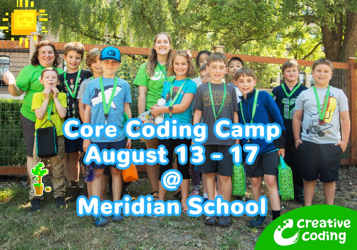 We’ve had so much #fun #learning how to #code this summer! Get in on the #coding fun before school starts. Register now at bit.ly/CreativeCoding… #seattle #summercamp #kidswhocode