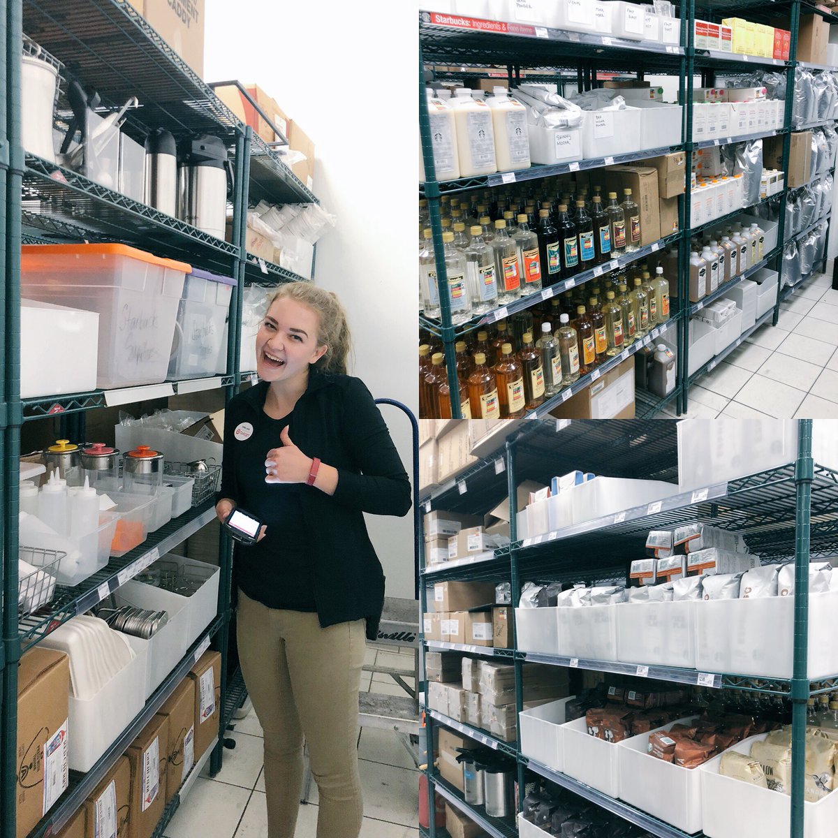 When you come back from vacation and your Starbucks TL has her organization game on point. 🙌🏻 #Hotsego #winningefficiency #starbucks <a href="/Sharratt13/">Jessica Sharratt</a>