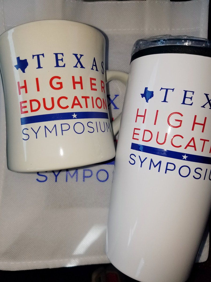 RyanErck's tweet photo. Fun times with these guys at #THES2018 in Houston learning and presenting on the great things @Baylor is doing to support transfer students. PS - thanks @TxHigherEdSymp for the awesome swag! https://t.co/buCmc2IQY0