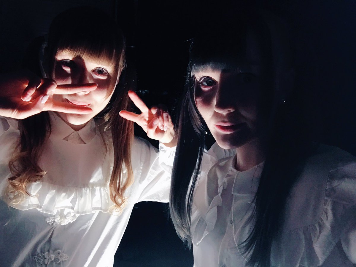 parallel404's tweet image. 撮影終わった✨👻ローカル幽霊より