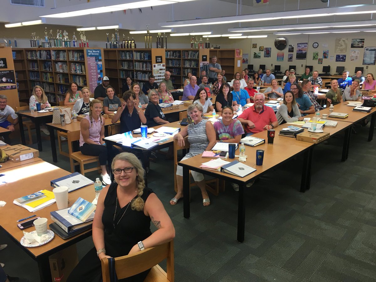 The FBHS faculty is ready for the 18-19 school year.